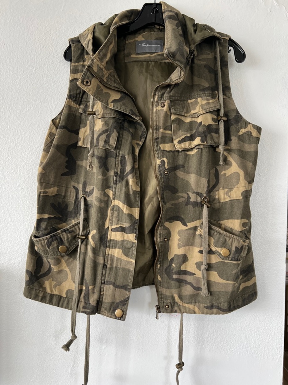 Fashionomics Olive & Khaki Camo Jacket